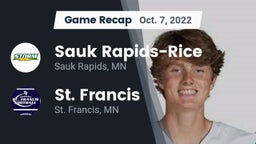 Recap: Sauk Rapids-Rice  vs. St. Francis  2022