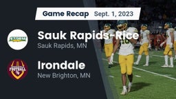 Recap: Sauk Rapids-Rice  vs. Irondale  2023