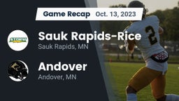 Recap: Sauk Rapids-Rice  vs. Andover  2023