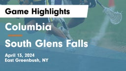Columbia  vs South Glens Falls  Game Highlights - April 13, 2024