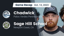 Recap: Chadwick  vs. Sage Hill School 2023