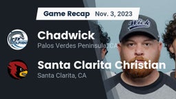 Recap: Chadwick  vs. Santa Clarita Christian  2023