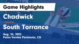 Chadwick  vs South Torrance  Game Highlights - Aug. 26, 2022