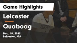 Leicester  vs Quaboag Game Highlights - Dec. 18, 2019