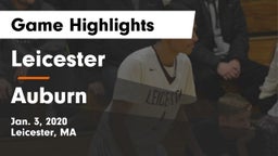 Leicester  vs Auburn  Game Highlights - Jan. 3, 2020