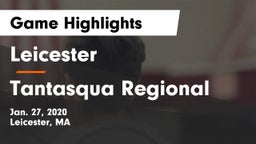 Leicester  vs Tantasqua Regional  Game Highlights - Jan. 27, 2020