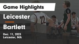 Leicester  vs Bartlett  Game Highlights - Dec. 11, 2023