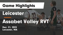 Leicester  vs Assabet Valley RVT  Game Highlights - Dec. 21, 2023