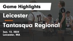 Leicester  vs Tantasqua Regional  Game Highlights - Jan. 12, 2024