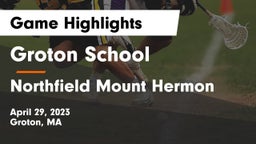 Groton School  vs Northfield Mount Hermon  Game Highlights - April 29, 2023