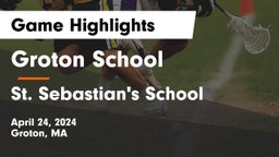 Groton School  vs St. Sebastian's School Game Highlights - April 24, 2024