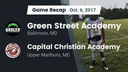 Recap: Green Street Academy  vs. Capital Christian Academy  2017