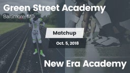 Matchup: Green Street Academy vs. New Era Academy 2018
