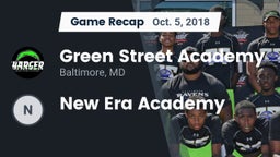 Recap: Green Street Academy  vs. New Era Academy 2018