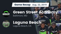 Recap: Green Street Academy  vs. Laguna Beach  2019