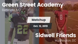 Matchup: Green Street Academy vs. Sidwell Friends  2019