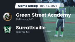 Recap: Green Street Academy  vs. Surrattsville  2021