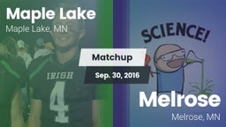 Matchup: Maple Lake High Scho vs. Melrose  2016