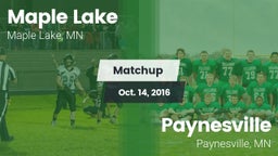 Matchup: Maple Lake High Scho vs. Paynesville  2016