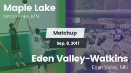 Matchup: Maple Lake High Scho vs. Eden Valley-Watkins  2017