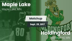 Matchup: Maple Lake High Scho vs. Holdingford  2017