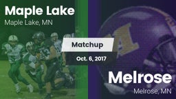 Matchup: Maple Lake High Scho vs. Melrose  2017