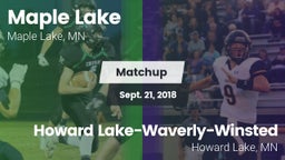 Matchup: Maple Lake High Scho vs. Howard Lake-Waverly-Winsted  2018