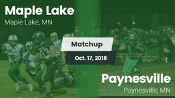 Matchup: Maple Lake High Scho vs. Paynesville  2018