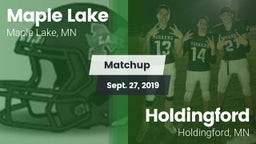 Matchup: Maple Lake High Scho vs. Holdingford  2019