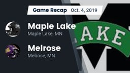 Recap: Maple Lake  vs. Melrose  2019