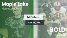 Matchup: Maple Lake High Scho vs. BOLD  2020