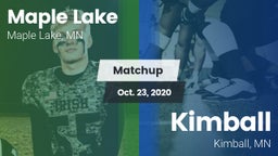 Matchup: Maple Lake High Scho vs. Kimball  2020