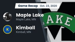 Recap: Maple Lake  vs. Kimball  2020
