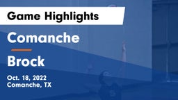 Comanche  vs Brock  Game Highlights - Oct. 18, 2022