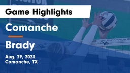 Comanche  vs Brady  Game Highlights - Aug. 29, 2023