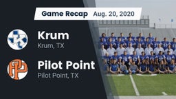 Recap: Krum  vs. Pilot Point  2020
