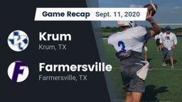 Recap: Krum  vs. Farmersville  2020