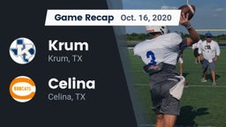 Recap: Krum  vs. Celina  2020