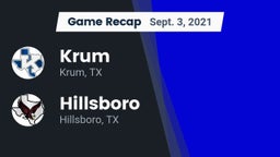 Recap: Krum  vs. Hillsboro  2021