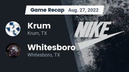 Recap: Krum  vs. Whitesboro  2022
