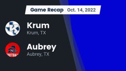 Recap: Krum  vs. Aubrey  2022