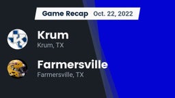 Recap: Krum  vs. Farmersville  2022