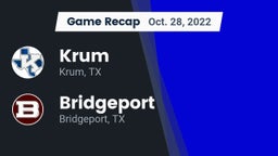 Recap: Krum  vs. Bridgeport  2022