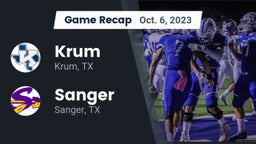 Recap: Krum  vs. Sanger  2023