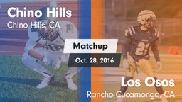 Matchup: Chino Hills High Sch vs. Los Osos  2016