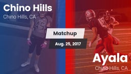 Matchup: Chino Hills High Sch vs. Ayala  2017