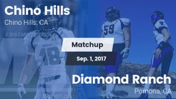 Matchup: Chino Hills High Sch vs. Diamond Ranch  2017