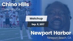 Matchup: Chino Hills High Sch vs. Newport Harbor  2017
