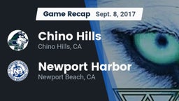 Recap: Chino Hills  vs. Newport Harbor  2017