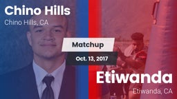 Matchup: Chino Hills High Sch vs. Etiwanda  2017
